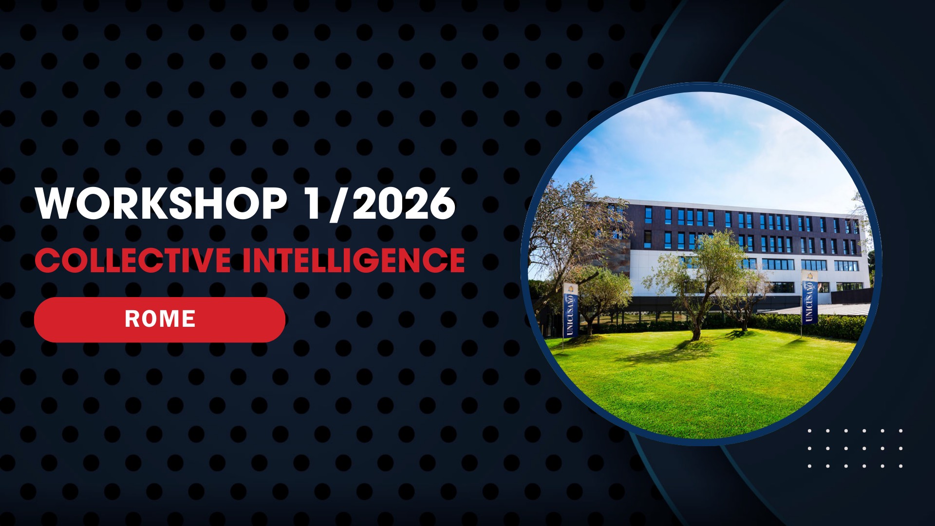 Collective Intelligence Workshop in Rome